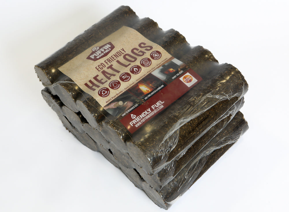 Puffin Cask Heat Logs - 10kg Packs