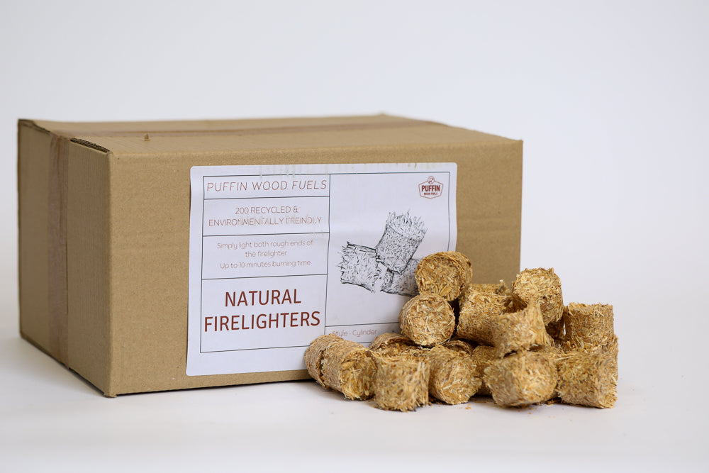 Collection - Natural Firelighters - Cylinders (200 per box)