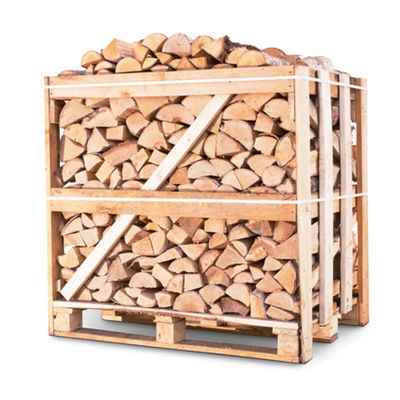 Kiln Dried Birch Firewood Crate - 1m3