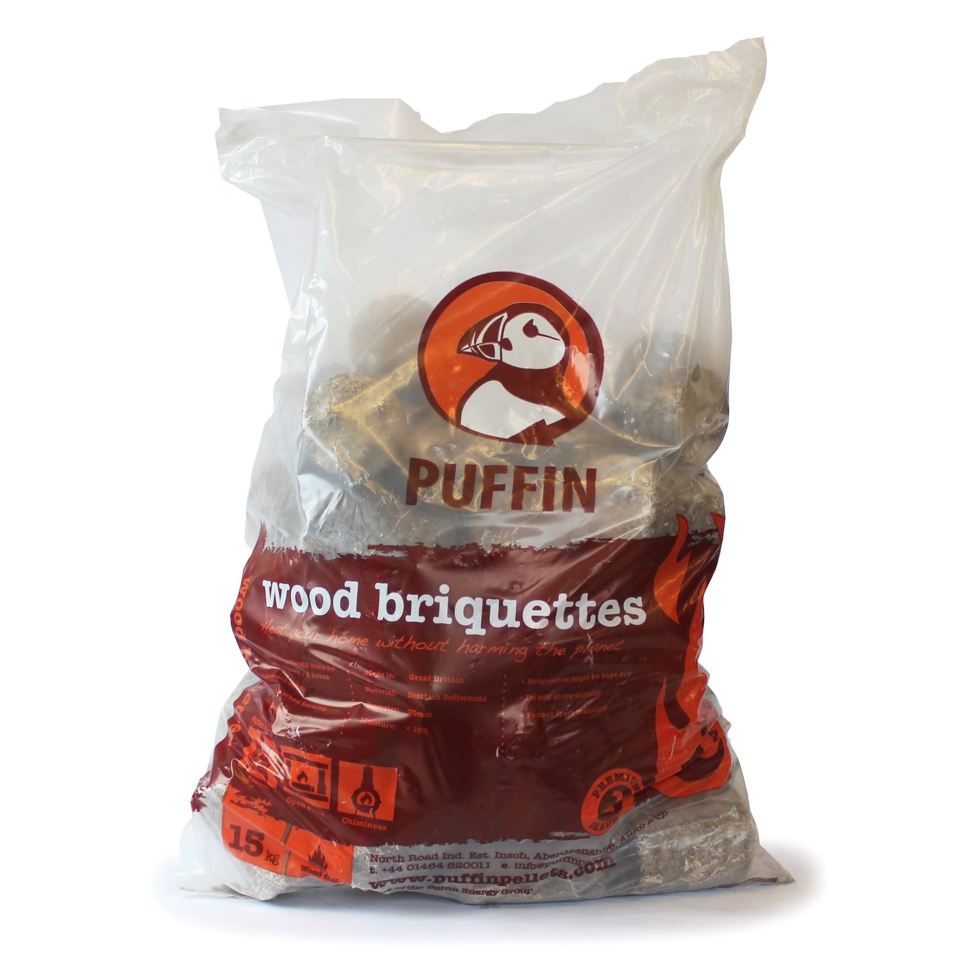 Collection - Puffin Wood Value Briquettes - 15kg Bags