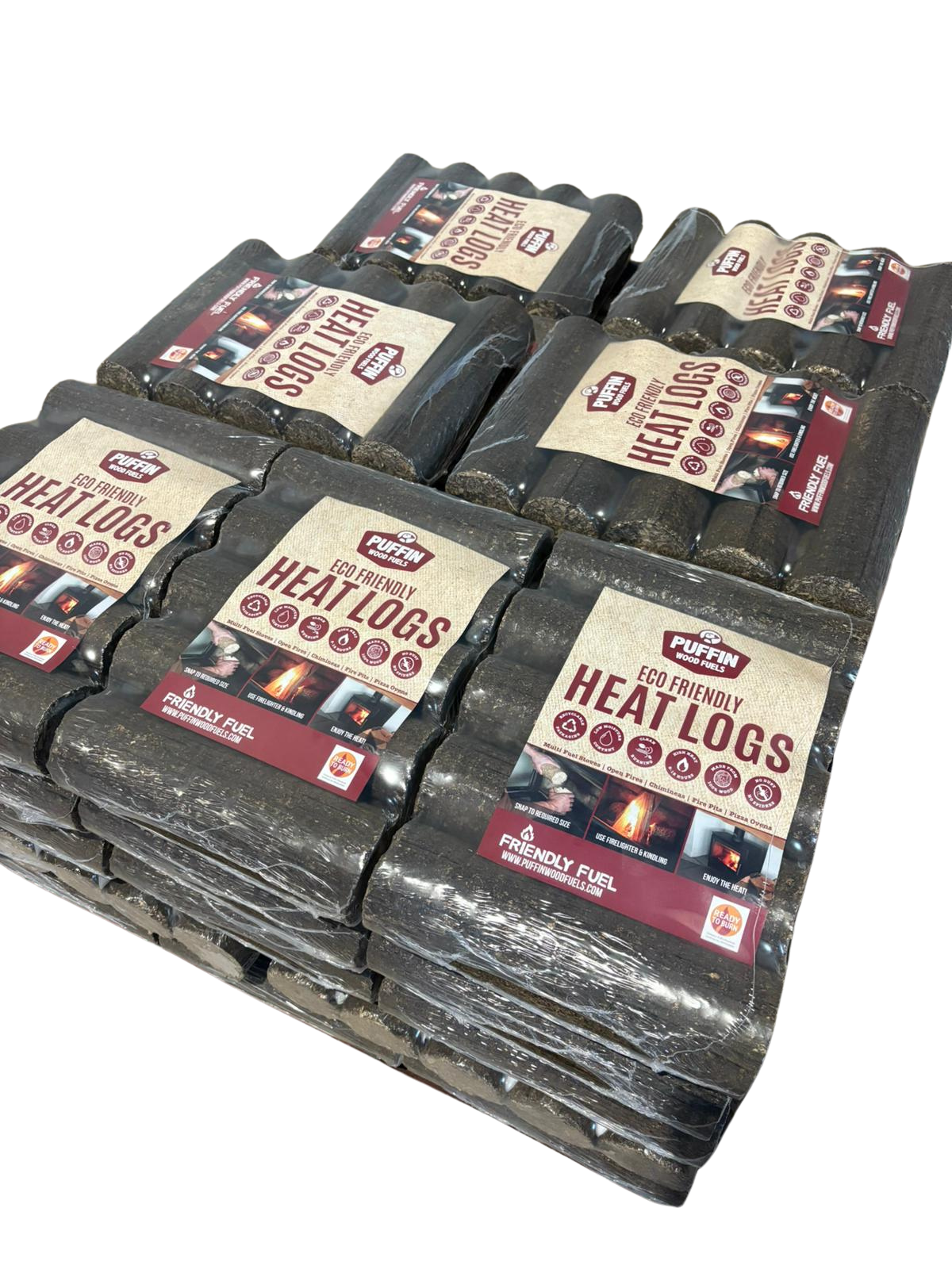 Puffin Cask Heat Logs - 10kg Packs