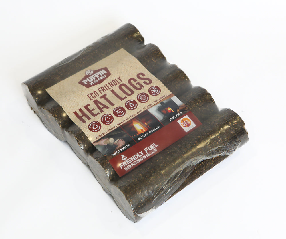 Puffin Cask Heat Logs - 10kg Packs