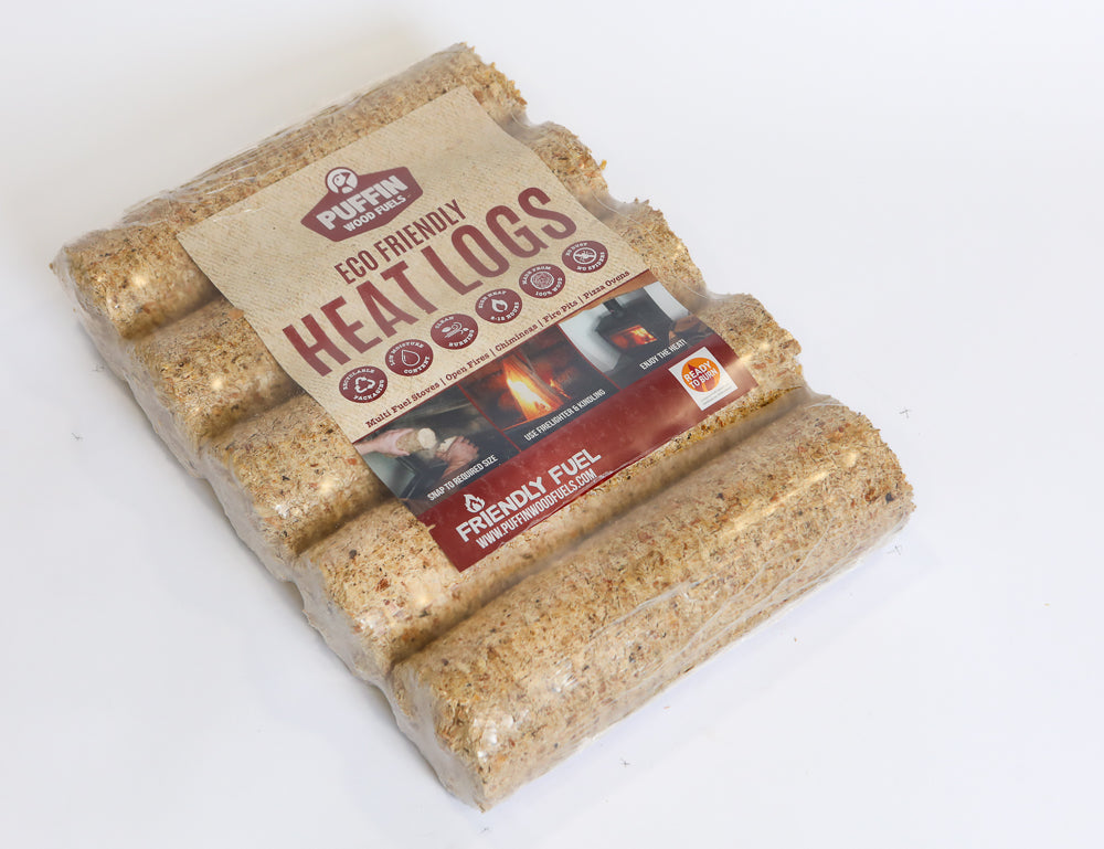 Puffin Heat Logs - 10kg Packs