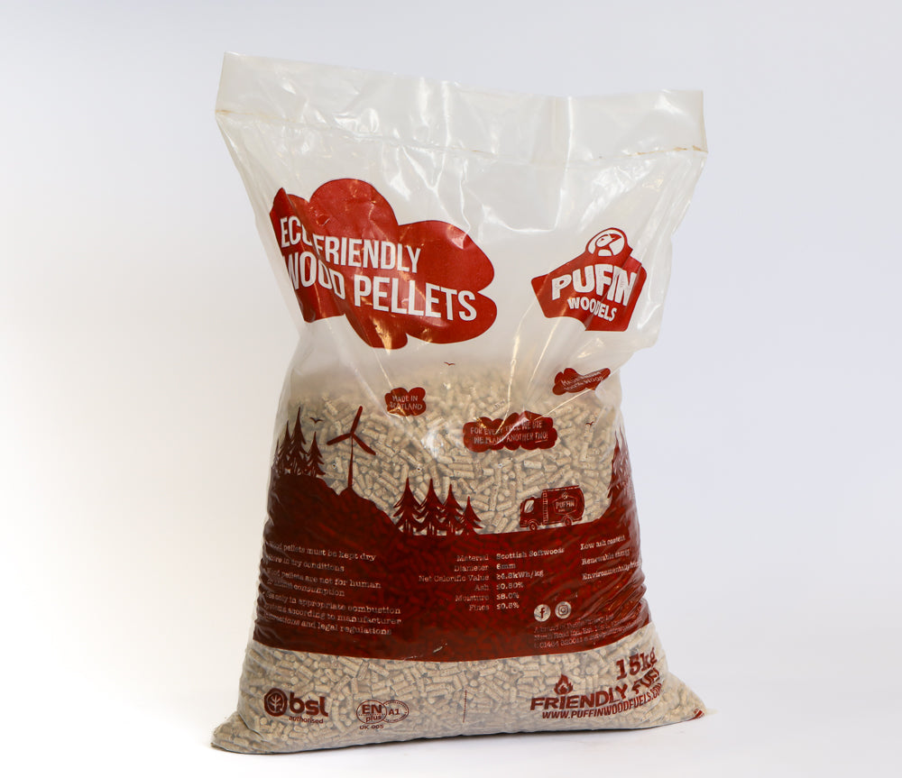 Wood Pellets - Single 15kg Bag