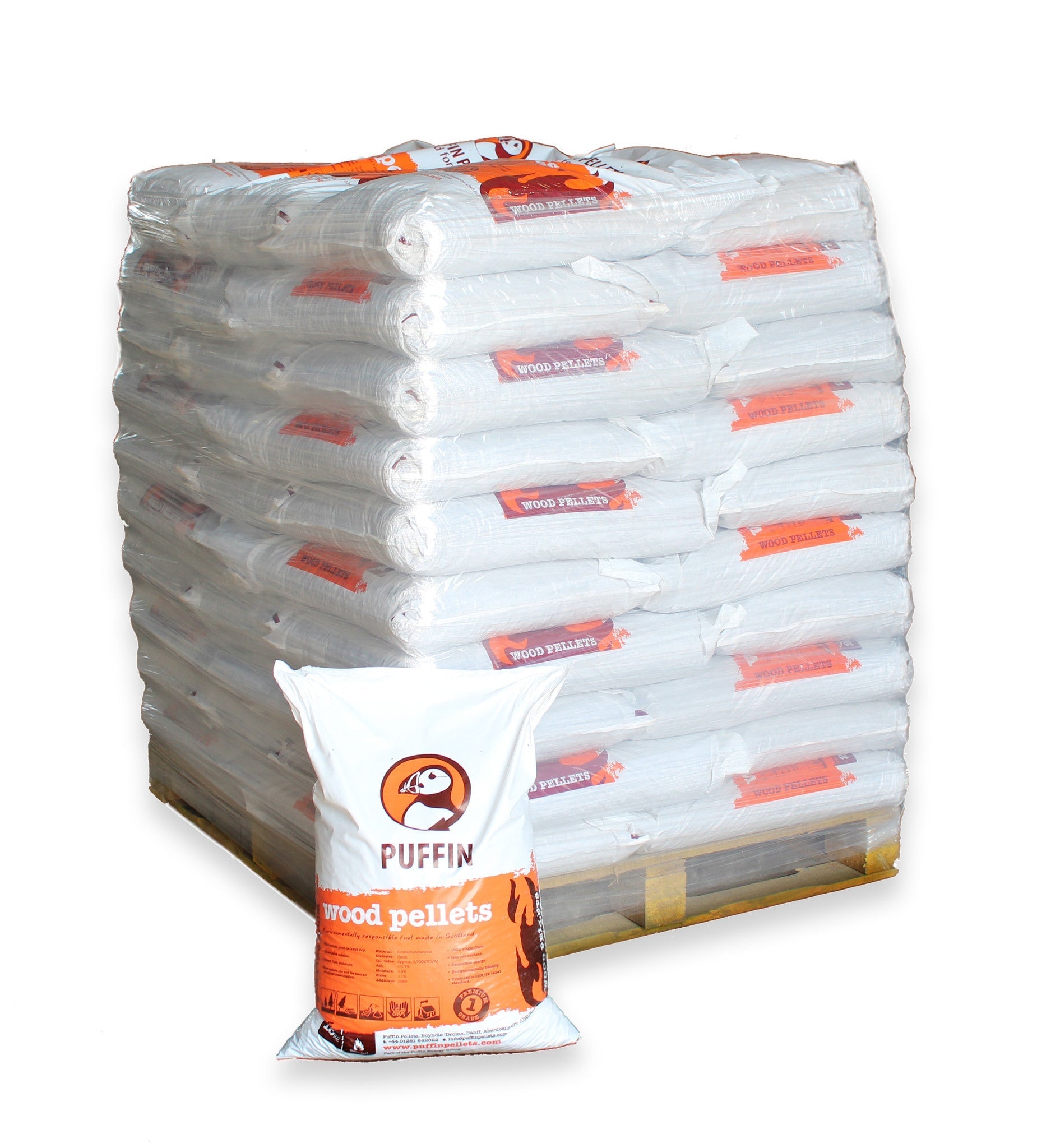 Collection - Puffin© ENplus Fuel Pellets - 15kg Bags